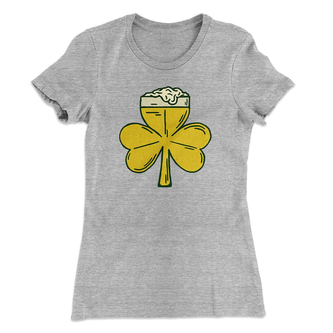 Beer Shamrock Women's T-Shirt Hoodie, Sweatshirt | CoreVibeTees.com (Image 3)