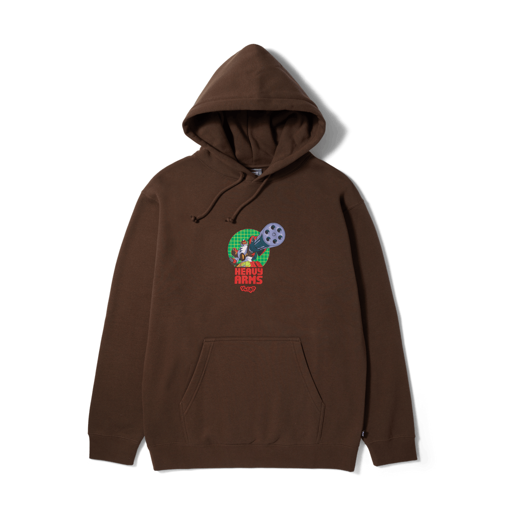 HUF x Gundam Heavy Arms Pullover Hoodie T-Shirts, Sweatshirt | CoreVibeTees.com (Image 1)