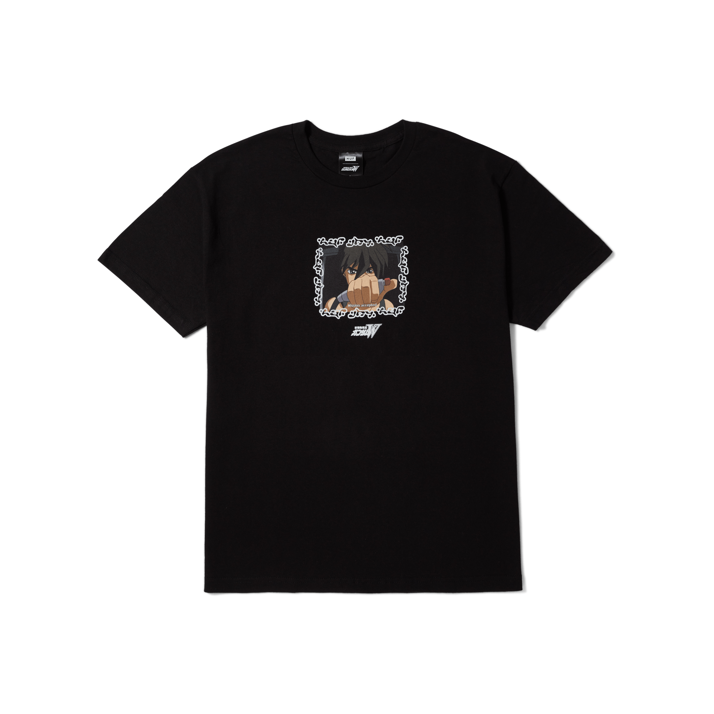 HUF x Gundam Heero T-Shirt Hoodie, Sweatshirt | CoreVibeTees.com (Image 1)