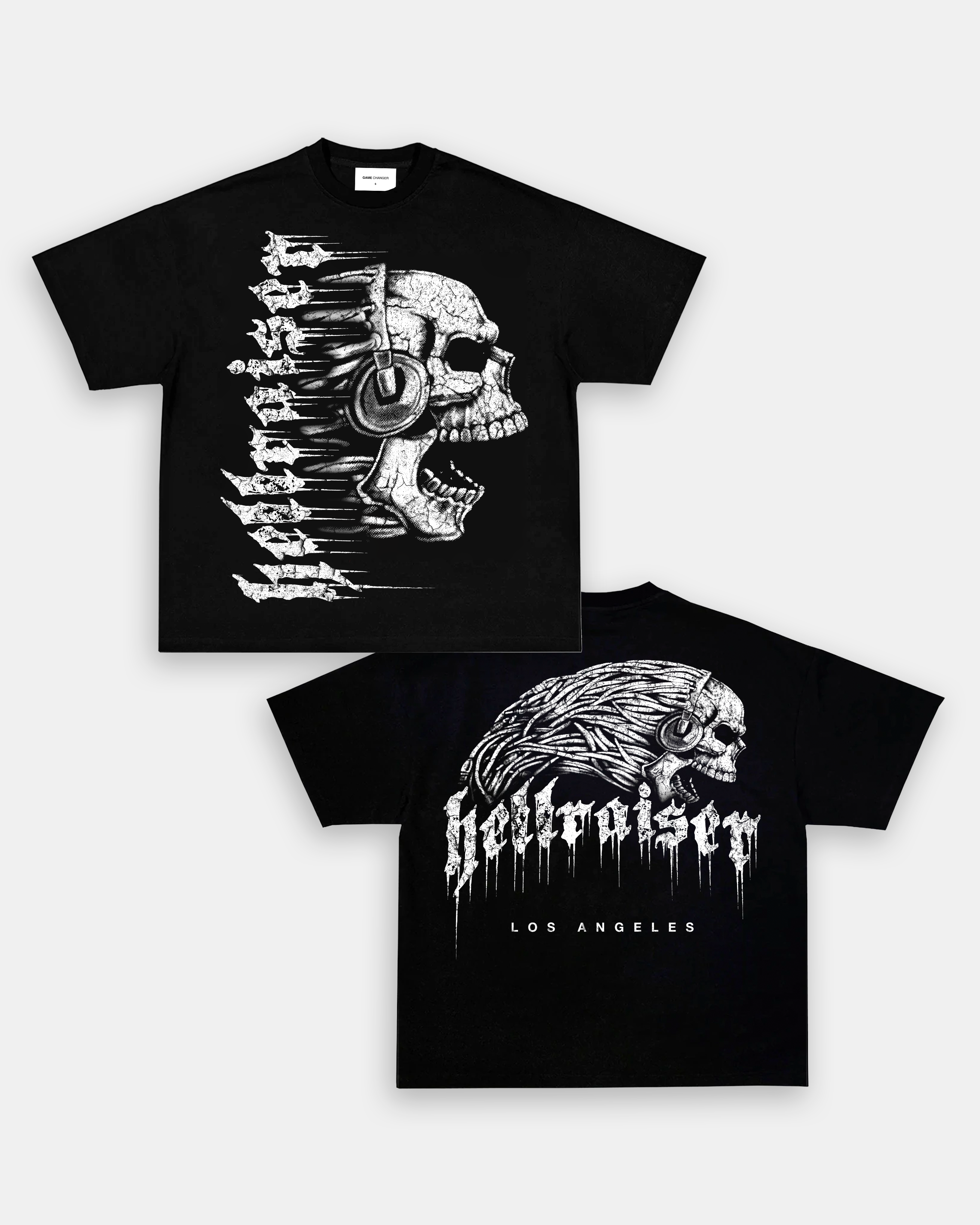 HELLRAISER SKULL LOGO TEE - [DS] Hoodie, Sweatshirt | CoreVibeTees.com (Image 4)