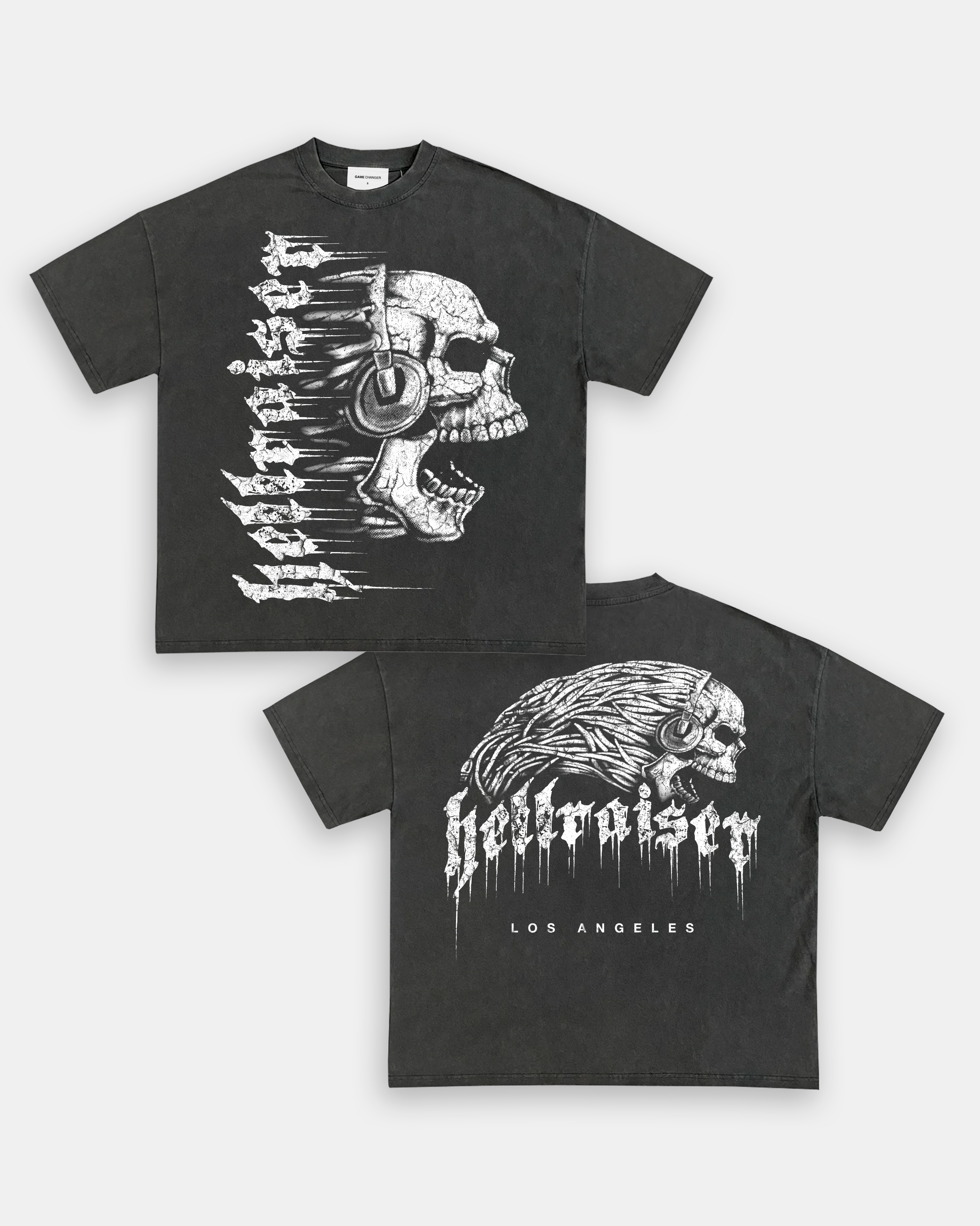 HELLRAISER SKULL LOGO TEE - [DS] Hoodie, Sweatshirt | CoreVibeTees.com (Image 1)