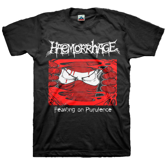 Haemorrhage Feasting on Purulence T-Shirt Hoodie, Sweatshirt | CoreVibeTees.com (Image 1)