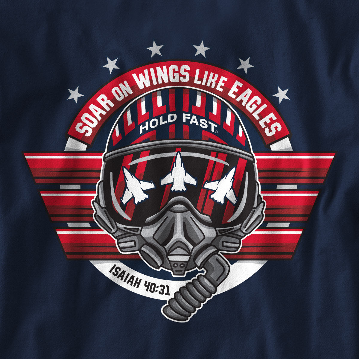 Hold Fast Mens Long Sleeve T-Shirt Soar On Wings Hoodie, Sweatshirt | CoreVibeTees.com (Image 4)