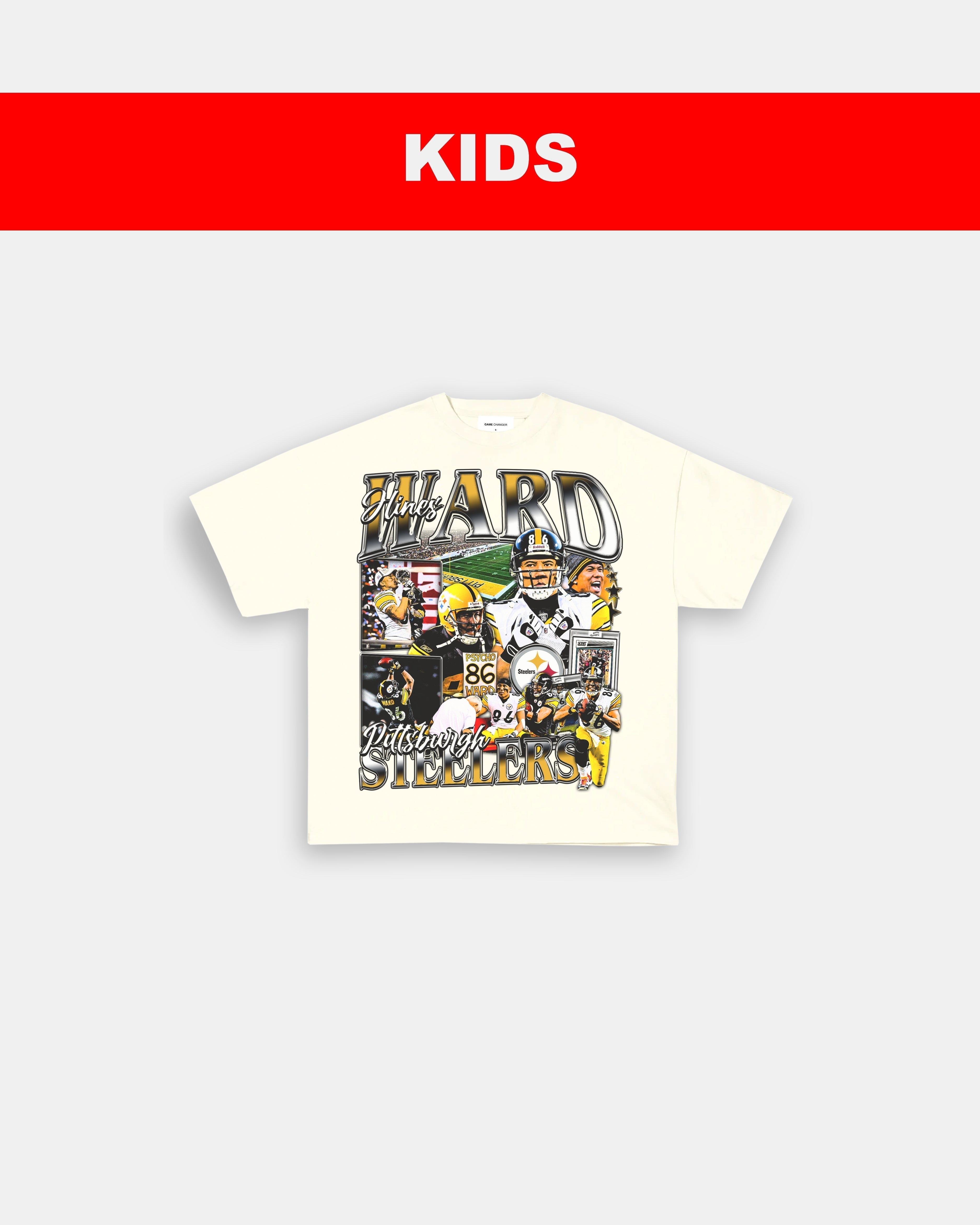 HINES WARD - KIDS TEE Hoodie, Sweatshirt | CoreVibeTees.com (Image 4)