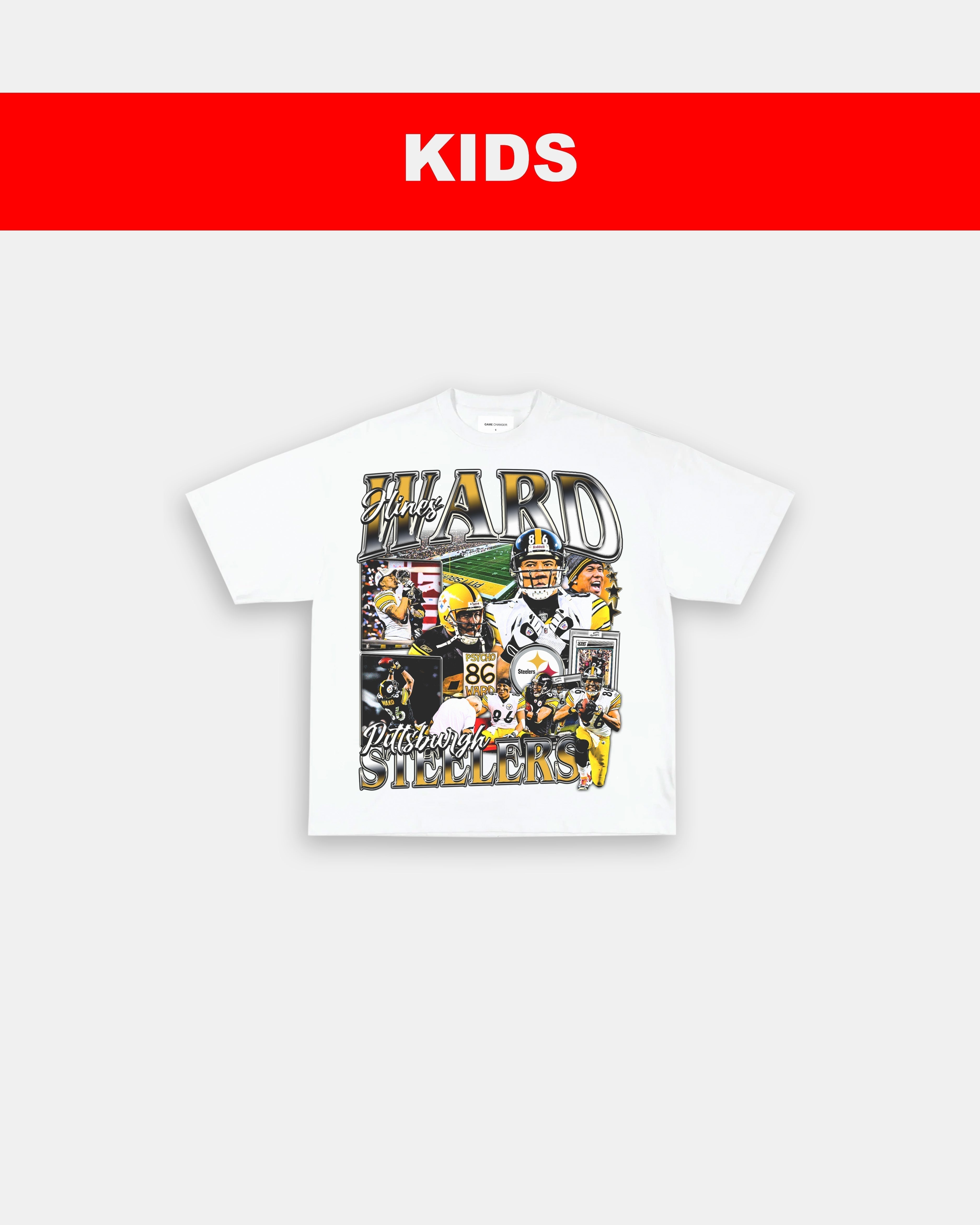 HINES WARD - KIDS TEE Hoodie, Sweatshirt | CoreVibeTees.com (Image 2)