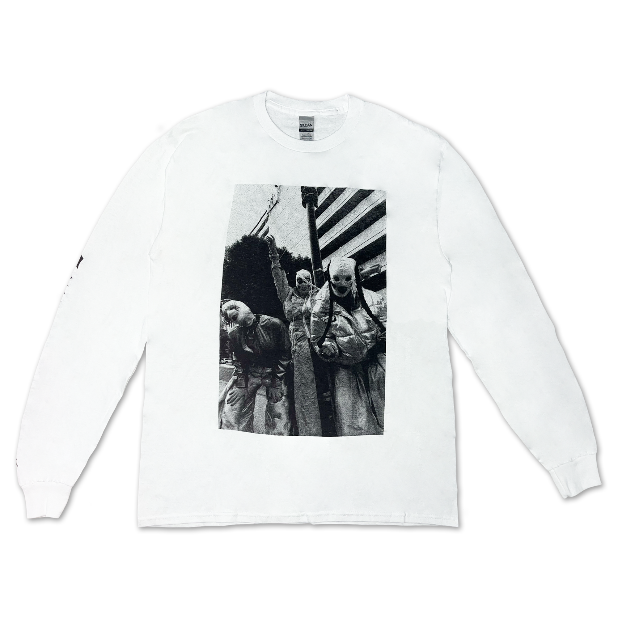 Masked L/S T-shirt Hoodie, Sweatshirt | CoreVibeTees.com (Image 1)