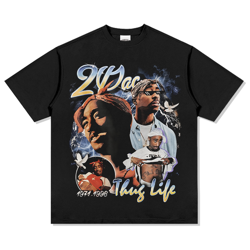 TUPAC SHAKUR ICONIC THUG LIFE TEE 2024 Hoodie, Sweatshirt | CoreVibeTees.com (Image 1)