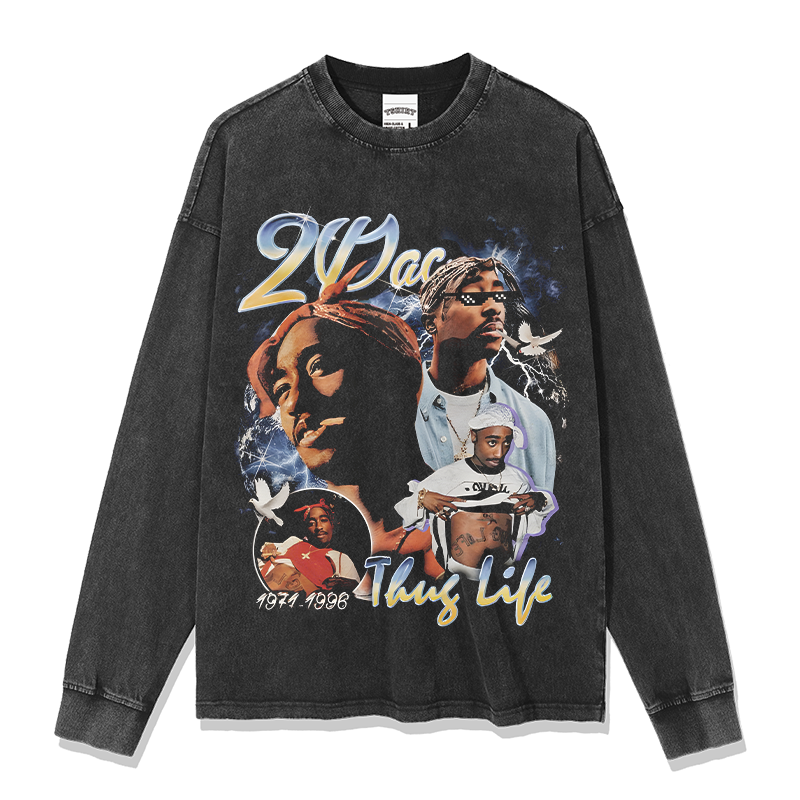 TUPAC SHAKUR ICONIC THUG LIFE SWEATSHIRT 2024 T-Shirts, Hoodie | CoreVibeTees.com (Image 2)
