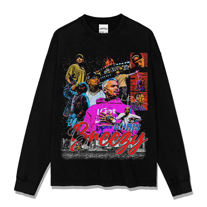 Chris Brown Breezy Sweatshirt 2024 T-Shirts, Hoodie | CoreVibeTees.com (Image 1)