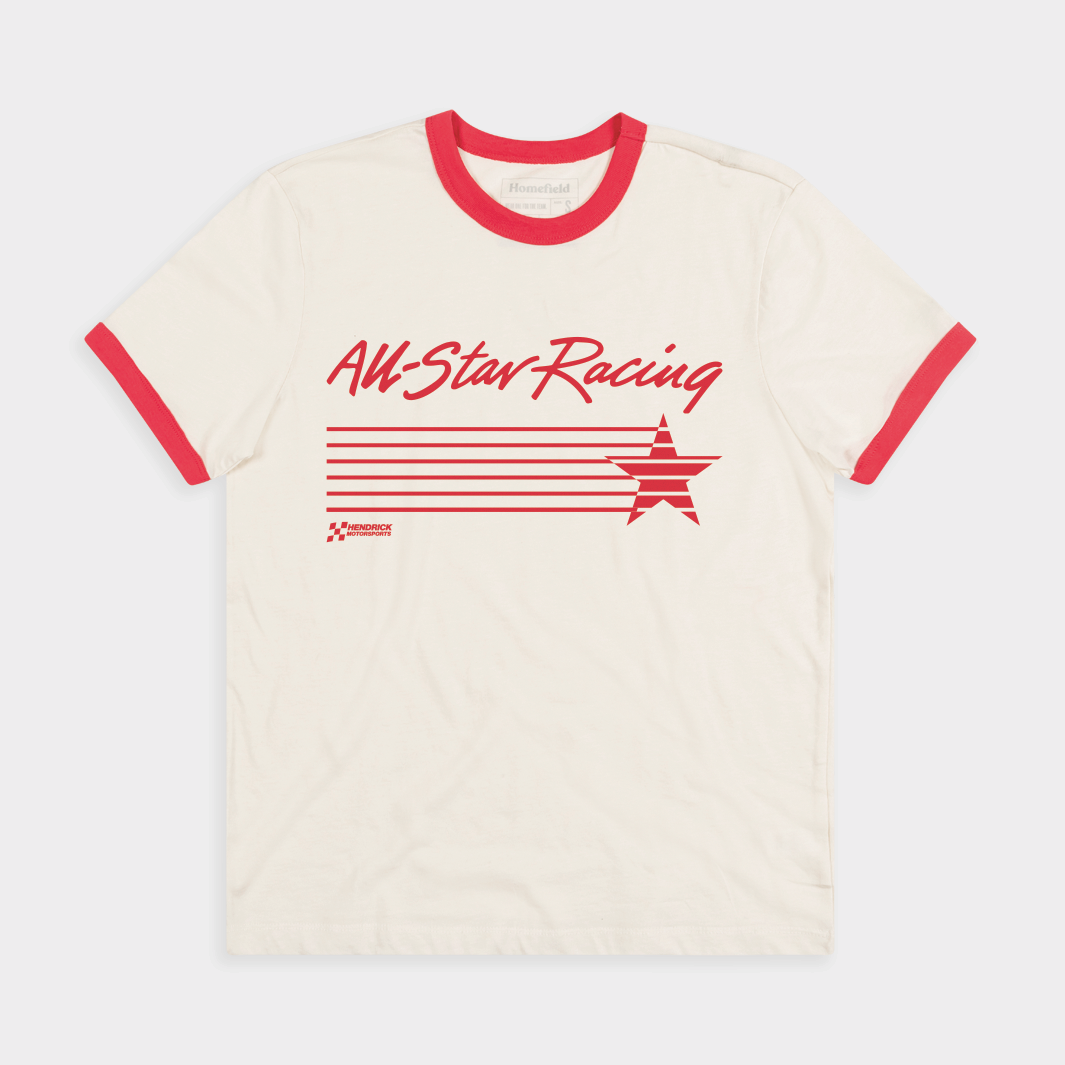 Hendrick Motorsports Retro All-Star Racing Ringer Tee Style001 Hoodie, Sweatshirt | CoreVibeTees.com