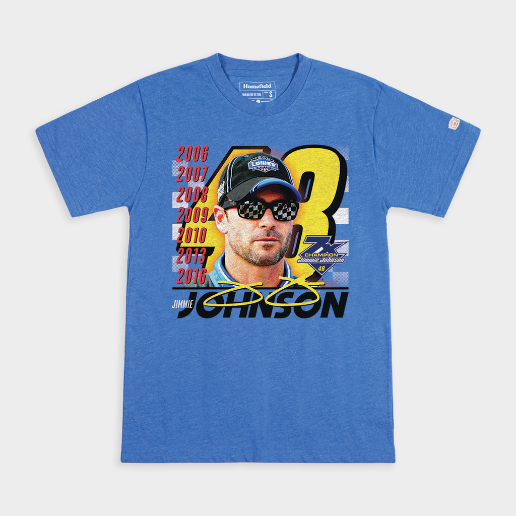Retro-Inspired Jimmie Johnson 7-Time Champ Tee Style001 Hoodie, Sweatshirt | CoreVibeTees.com (Image 1)