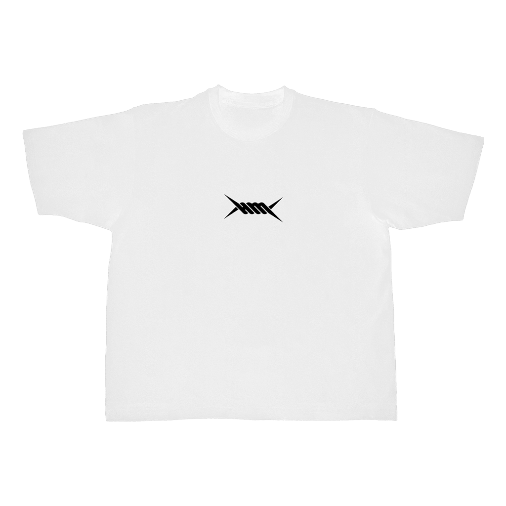 HM Logo White Tee Hoodie, Sweatshirt | CoreVibeTees.com (Image 1)