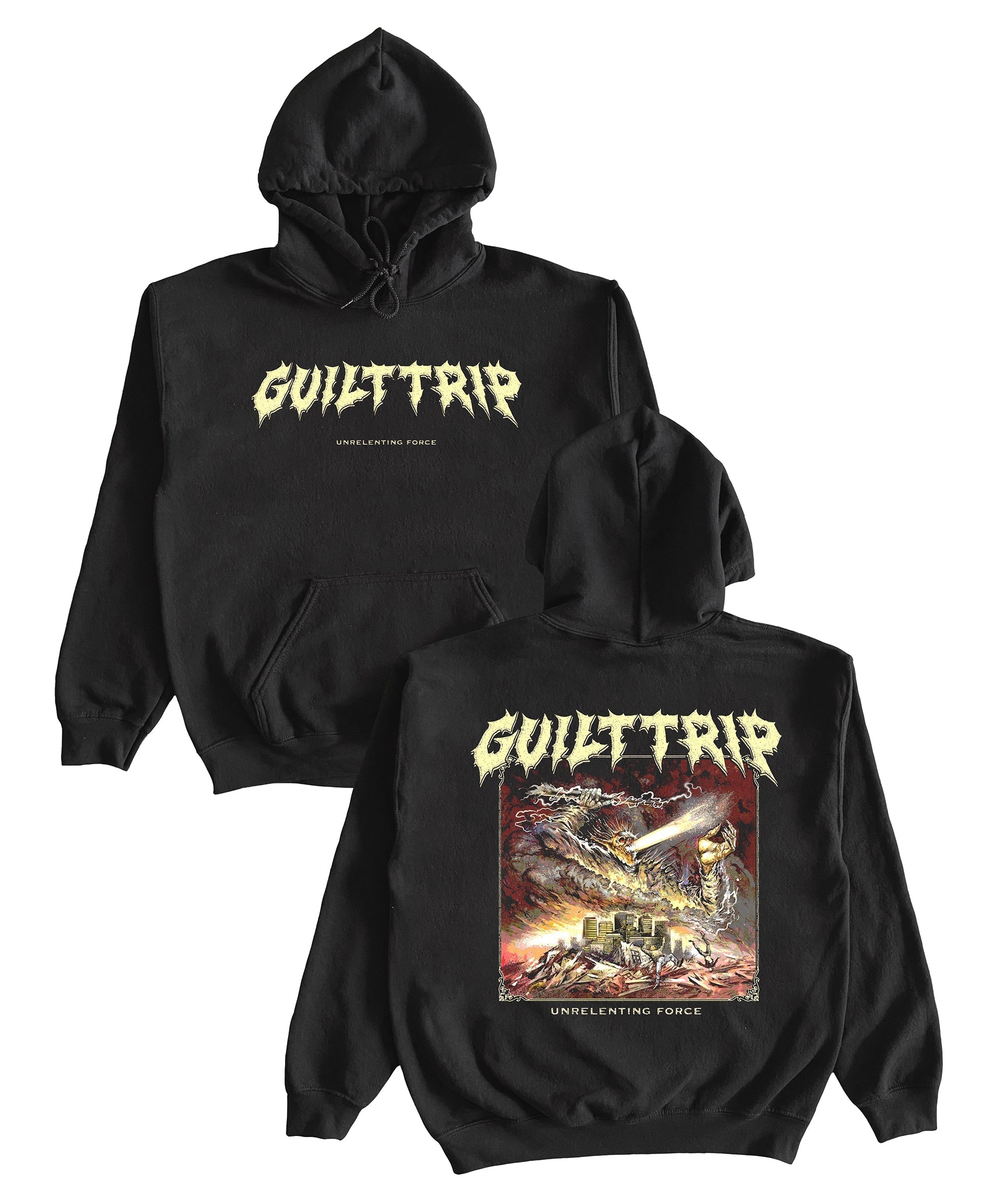 Guilt Trip - Unrelenting Force Hoodie T-Shirts, Sweatshirt | CoreVibeTees.com