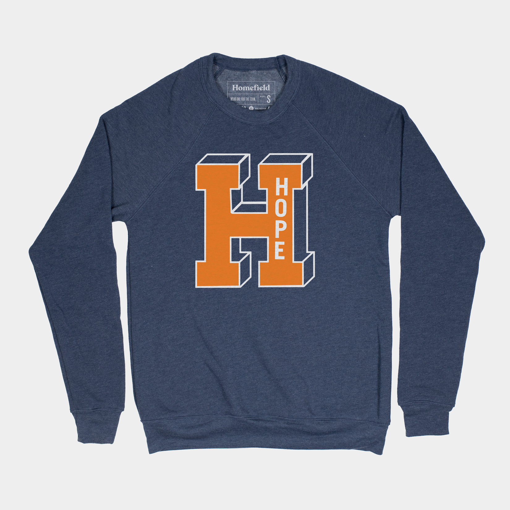 Hope College Block "H" Crewneck Sweatshirt T-Shirts, Hoodie | CoreVibeTees.com
