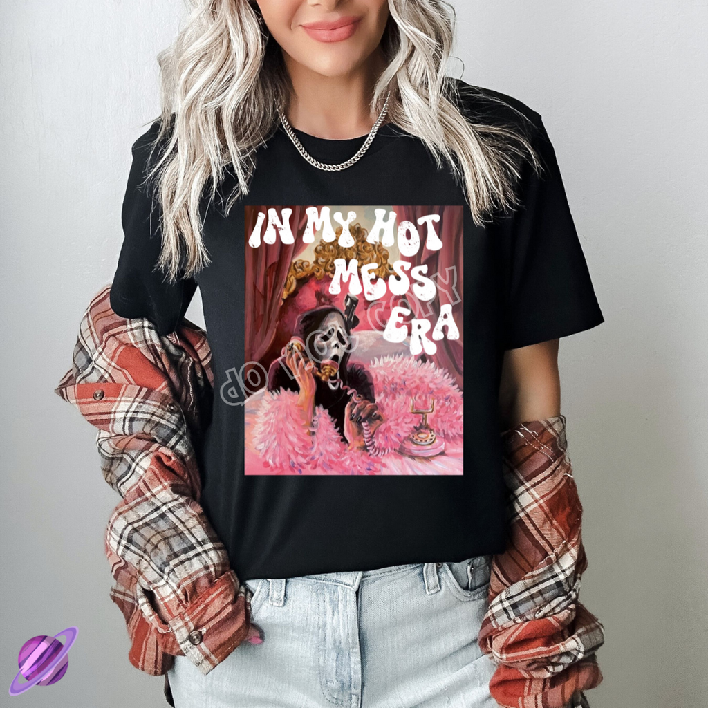 HOT MESS ERA TEE Hoodie, Sweatshirt | CoreVibeTees.com (Image 1)