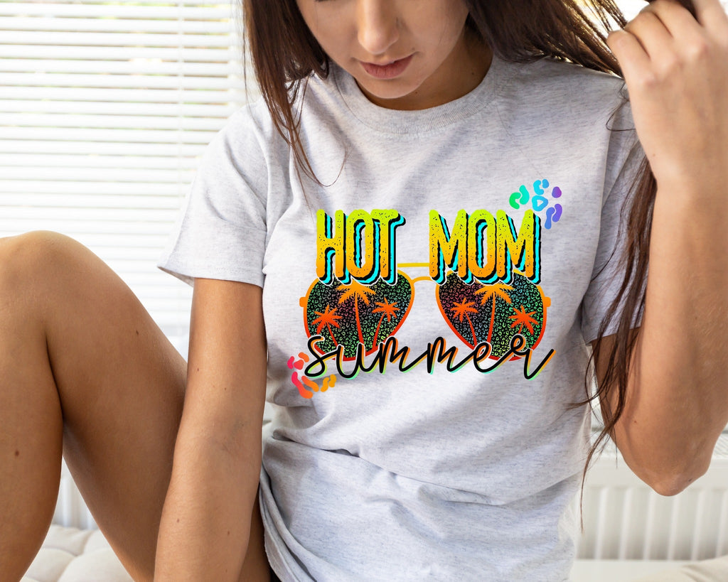 HOT MOM Tee Hoodie, Sweatshirt | CoreVibeTees.com (Image 1)