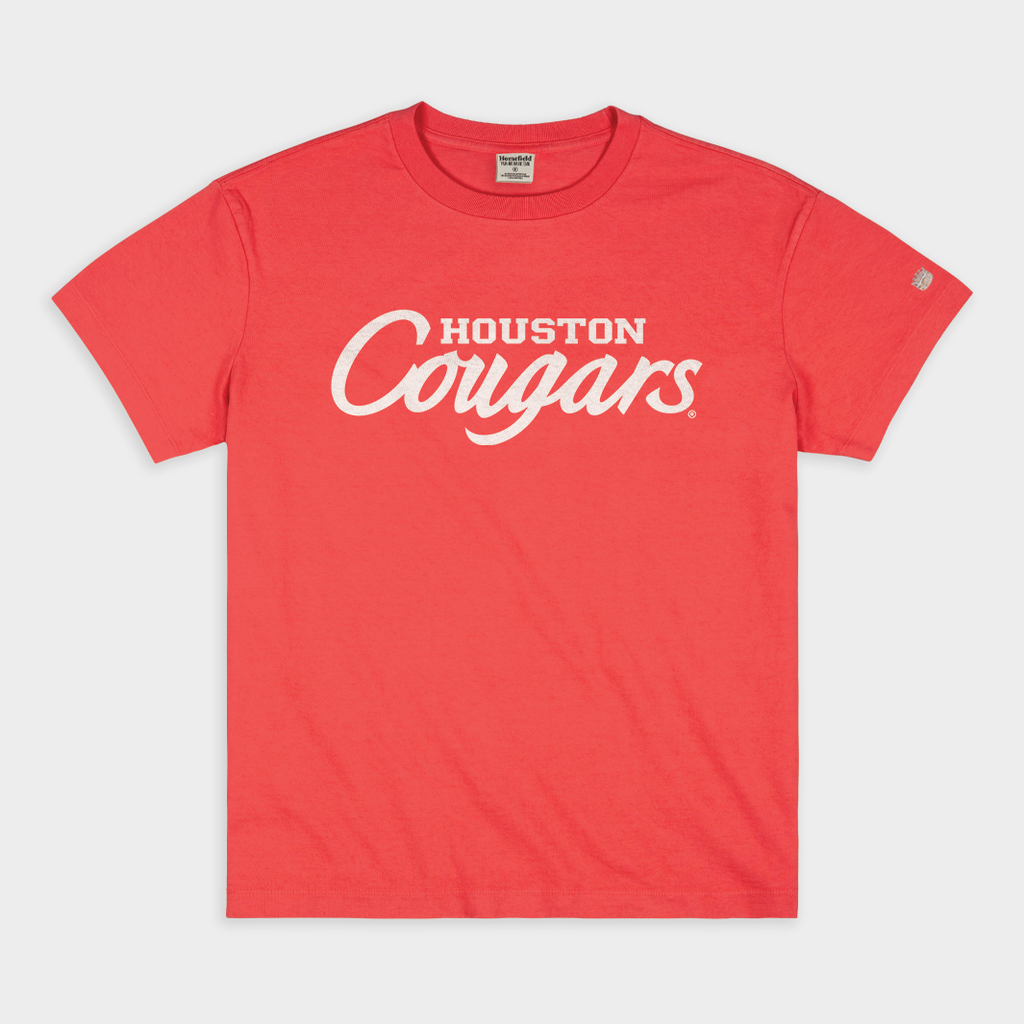 Houston Cougars Script Vintage Heavyweight Tee Style001 Hoodie, Sweatshirt | CoreVibeTees.com