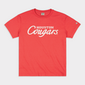 Houston Cougars Script Vintage Heavyweight Tee Style001 Hoodie, Sweatshirt | CoreVibeTees.com