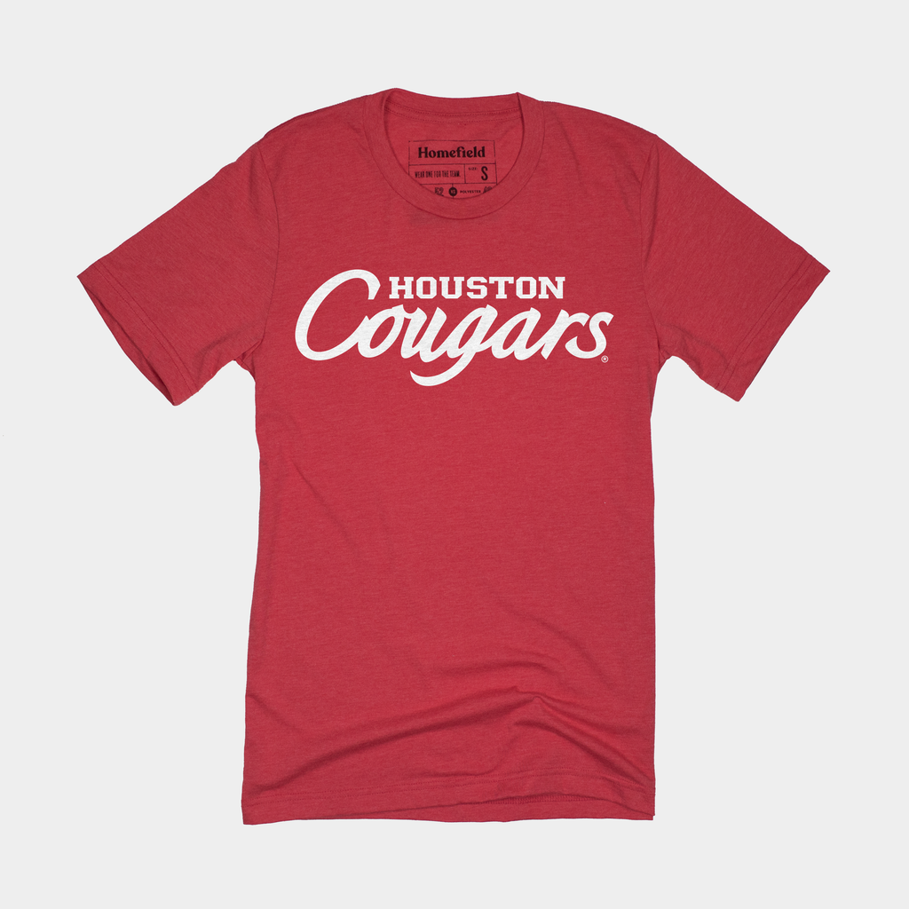 Houston Cougars Script Tee Hoodie, Sweatshirt | CoreVibeTees.com