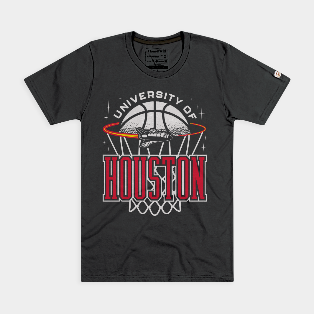 Houston Cougars Basketball Retro Rocket Tee Style001 Hoodie, Sweatshirt | CoreVibeTees.com