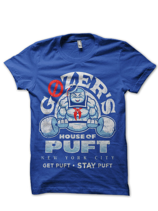 House Of Puft Royal Blue Half Sleeve T-Shirt Hoodie, Sweatshirt | CoreVibeTees.com