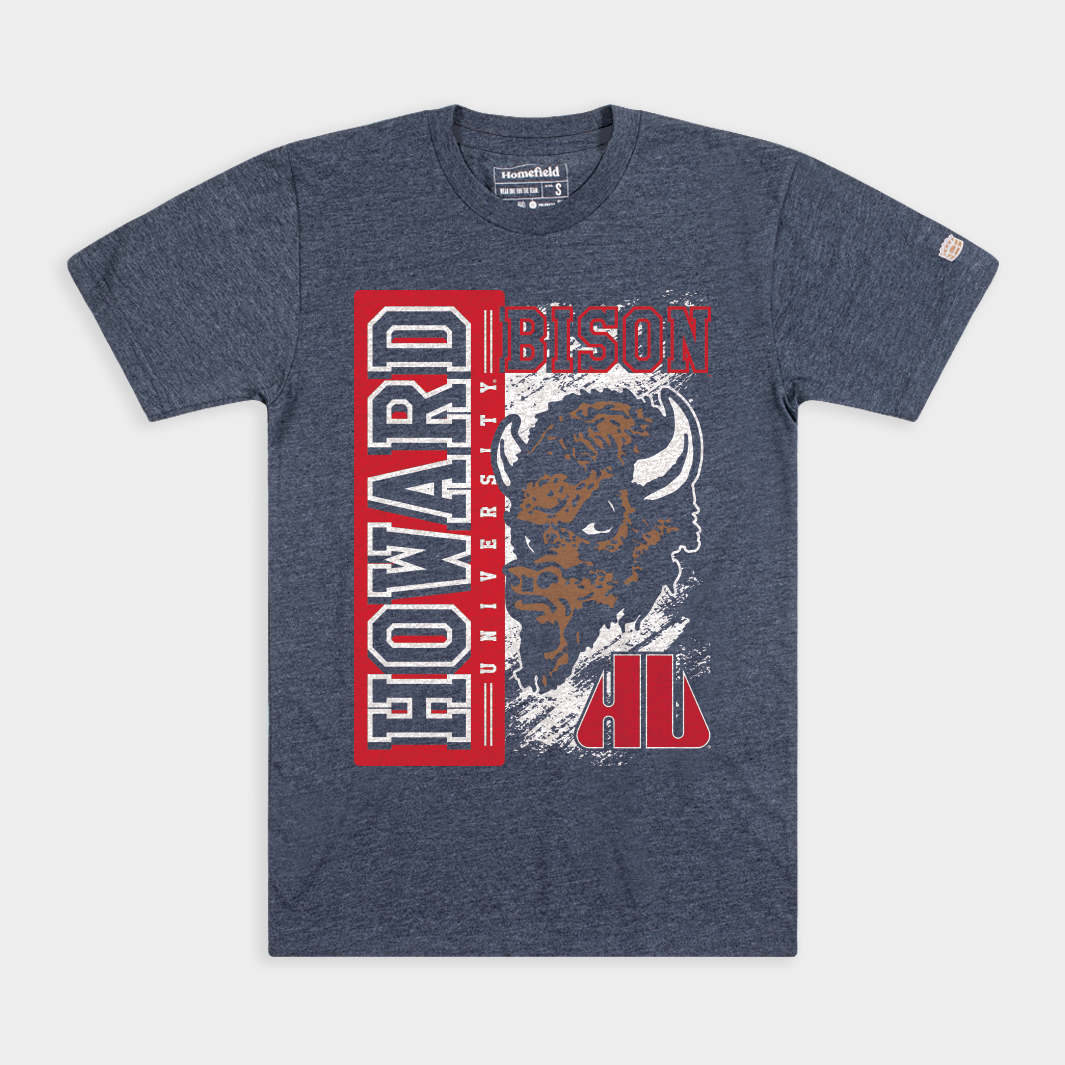Howard Bison 1980s-Inspired Vintage Tee Hoodie, Sweatshirt | CoreVibeTees.com