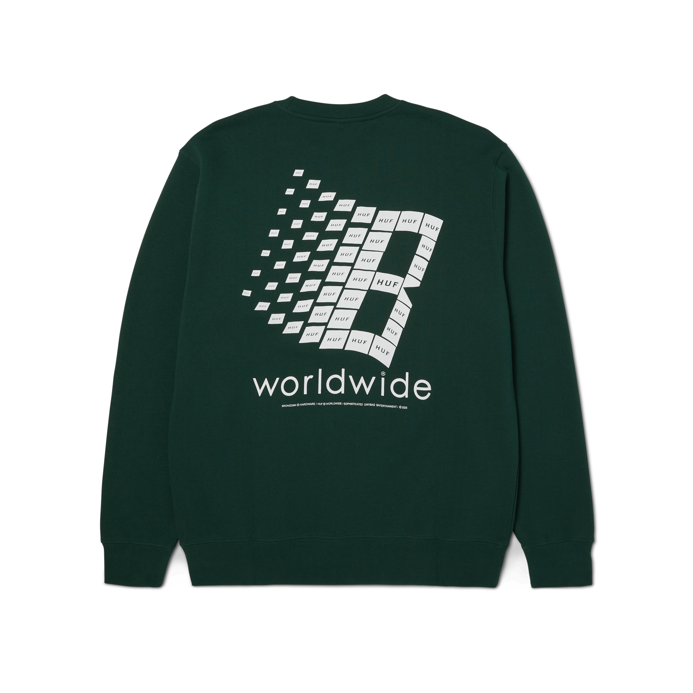 HUF x Bronze56K Crewneck Sweatshirt T-Shirts, Hoodie | CoreVibeTees.com (Image 5)
