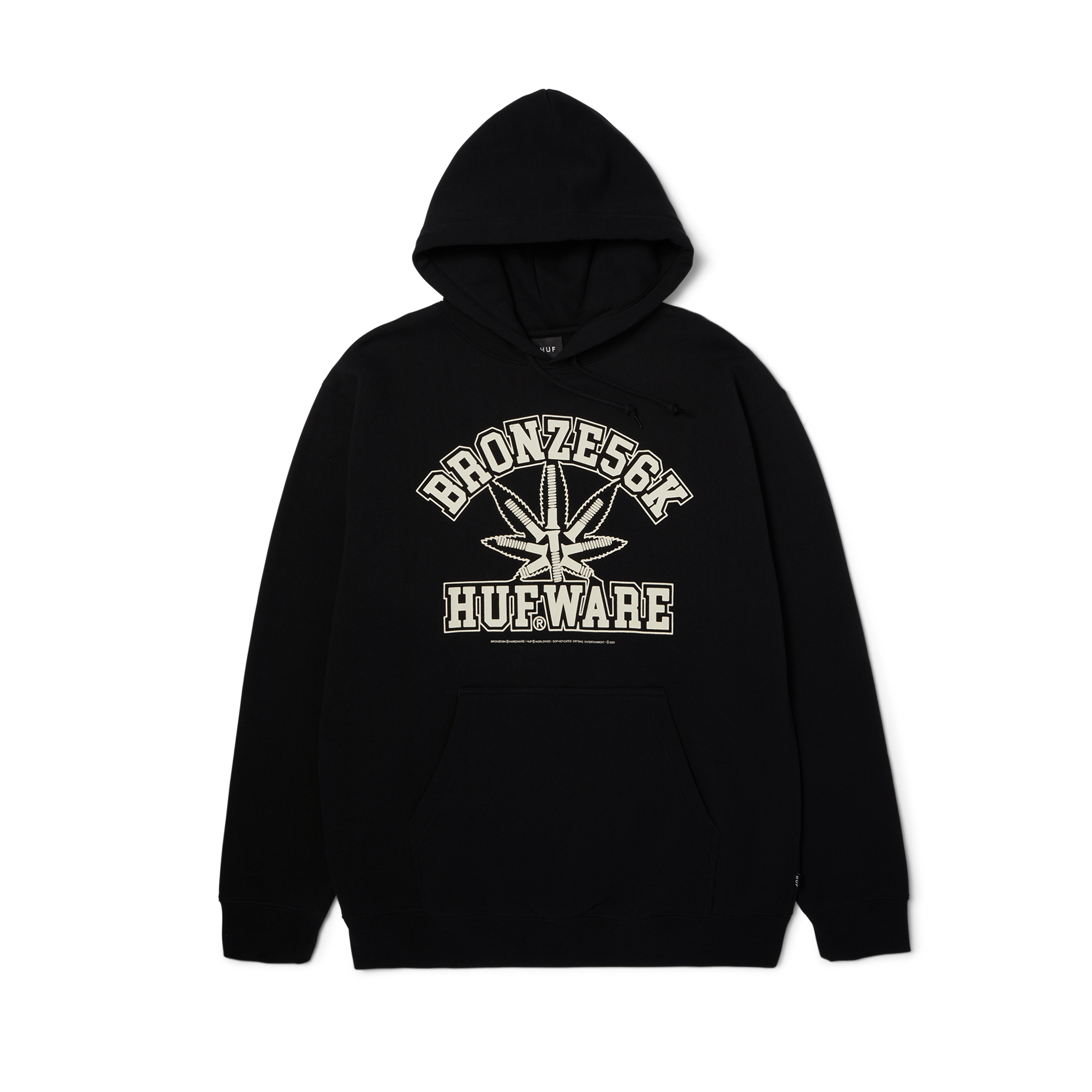 HUF x Bronze56K Plantware Pullover Hoodie T-Shirts, Sweatshirt | CoreVibeTees.com (Image 3)