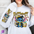 HUFF AND PUFF - ALIEN COSPLAY RUN - CREWNECK SWEATSHIRT  W/ SLEEVE PRINT T-Shirts, Hoodie | CoreVibeTees.com (Image 1)