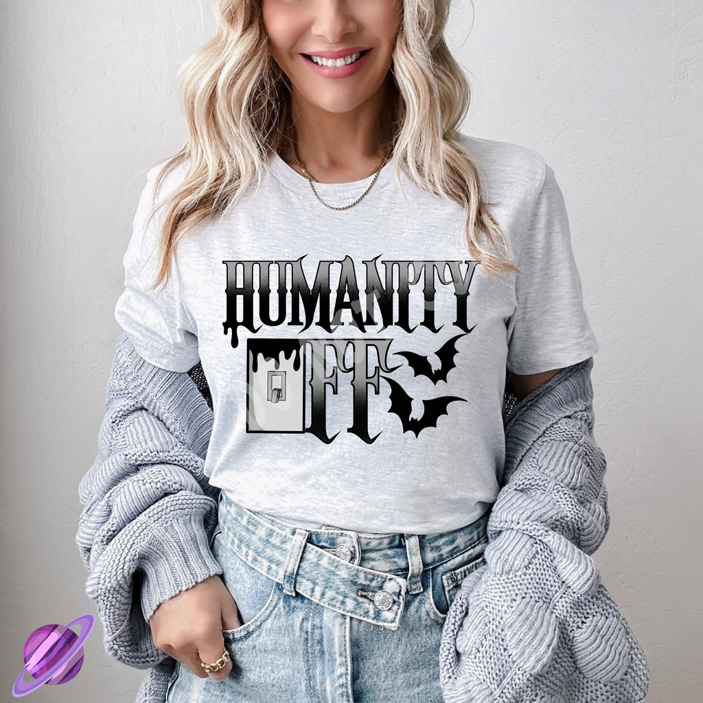 HUMANITY OFF TEE Hoodie, Sweatshirt | CoreVibeTees.com (Image 1)