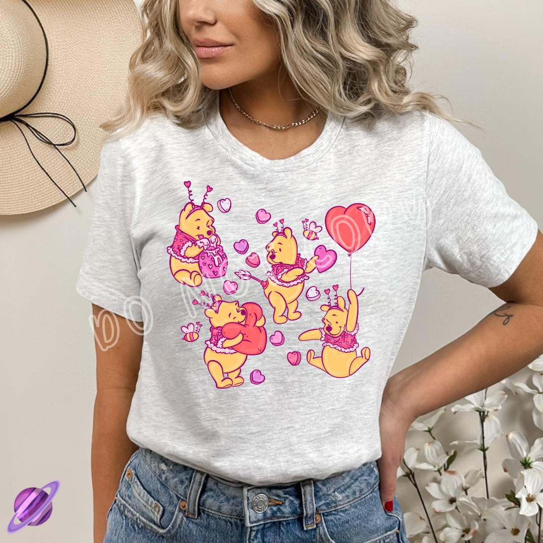 HUNNY LOVE - VALENTINE RUN 1-UNISEX TEE Hoodie, Sweatshirt | CoreVibeTees.com (Image 1)
