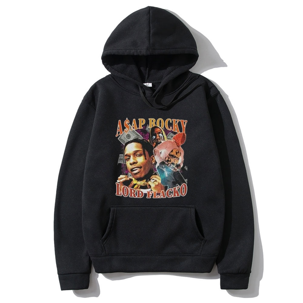 ASAP Rocky Hoodies Casual Streetwear pullover T-Shirts, Sweatshirt | CoreVibeTees.com (Image 1)
