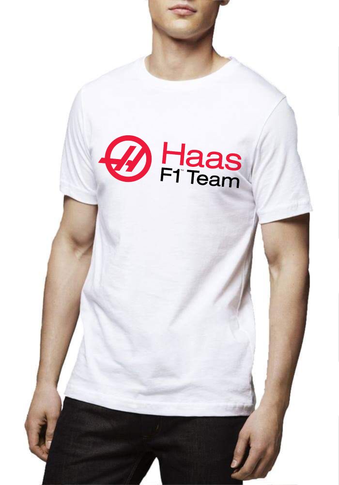 Haas F1 Team White T-Shirt Hoodie, Sweatshirt | CoreVibeTees.com