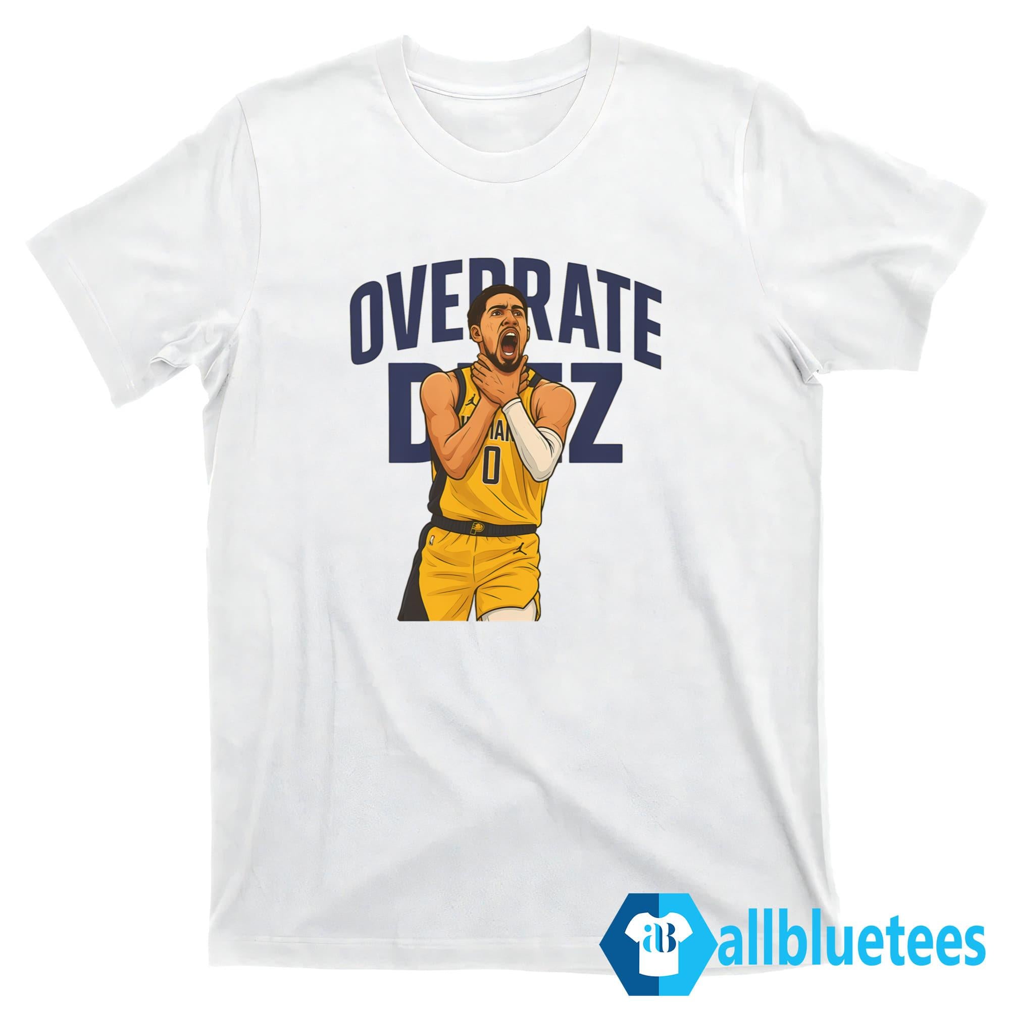 Haliburton Choke Overrate Deez Shirt