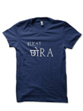 Halkat Chora Hinglish Print Navy Blue T-Shirt Hoodie, Sweatshirt | CoreVibeTees.com