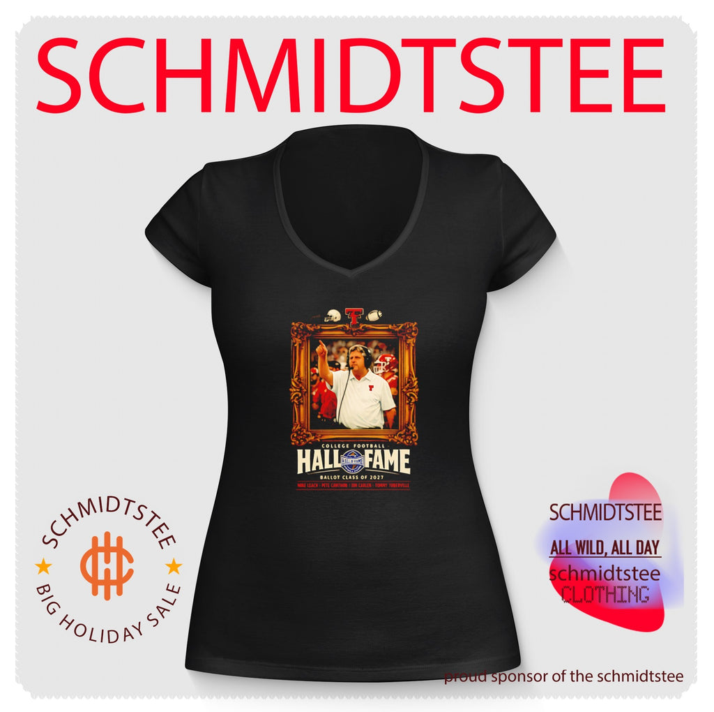 Hall Of Fame Ballot Class Of 2027 Mike Leach Pete Cawthon Jim Carlen and Tommy Tuberville shirt