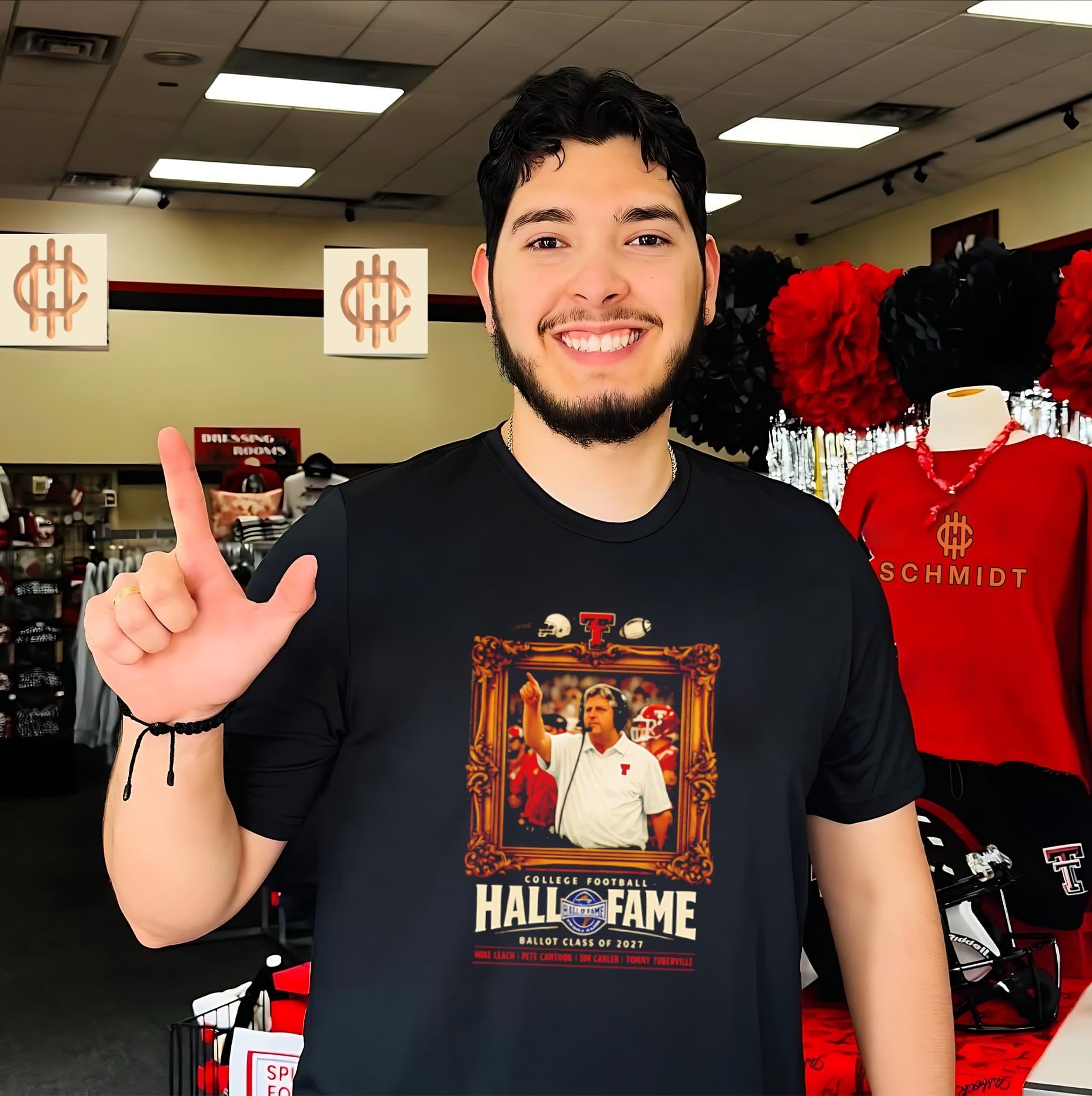 Hall Of Fame Ballot Class Of 2027 Mike Leach Pete Cawthon Jim Carlen and Tommy Tuberville shirt