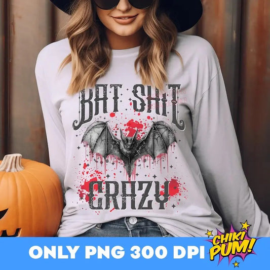 Halloween Bat Sht Crazy Gothic Coquette Retro Halloween Gothic Bat Trendy Halloween