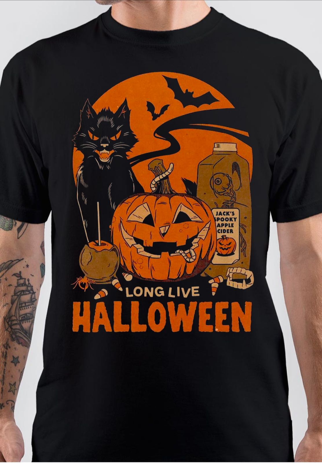Halloween Black T-Shirt Hoodie, Sweatshirt | CoreVibeTees.com
