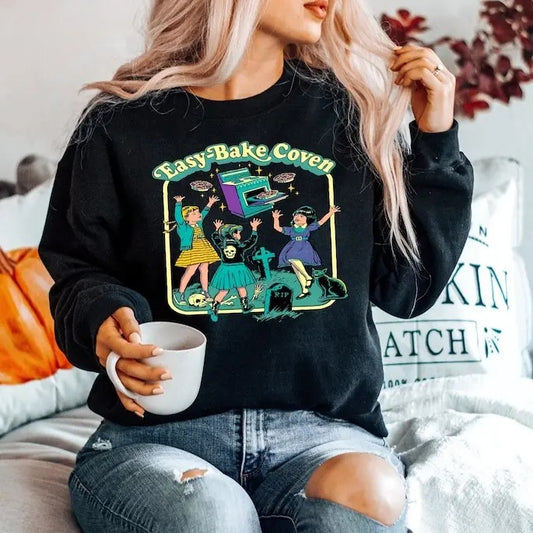 Halloween T-shirt, Easy Bake Coven Halloween, Retro Vintage Halloween 90s, Halloween Sweatshirt,Vintage Halloween shirt, Halloween town