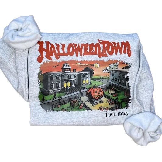 Halloweentown Est 1998 Sweatshirt, Halloween Crewneck Sweatshirt