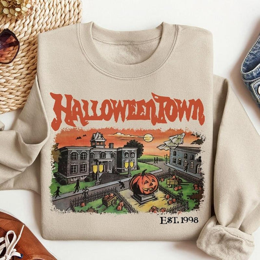 Halloweentown Est 1998 Sweatshirt, Halloweentown University, Retro Halloweentown Sweatshirt
