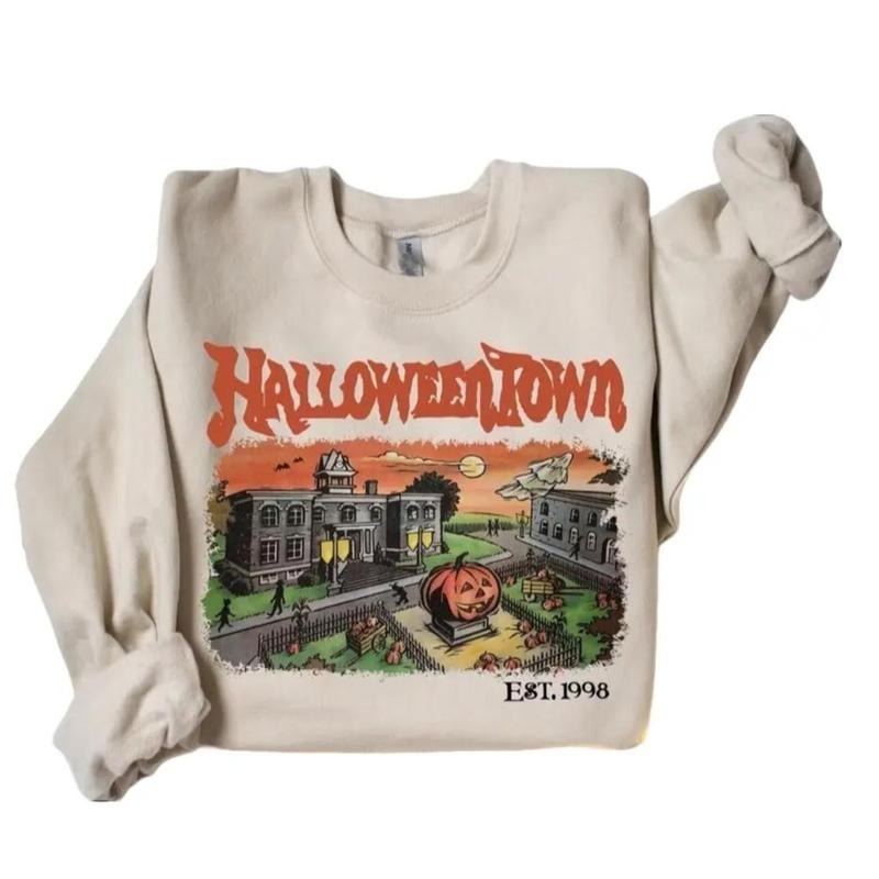 Halloweentown Est 1998 Sweatshirt, Halloweentown University, Retro Halloweentown Sweatshirt, Fall Sweatshirt, Halloween 2024 Sweatshirt