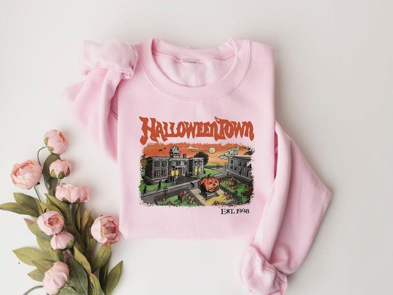 Halloweentown Est 1998 Sweatshirt, Halloweentown University, Retro Halloweentown Sweatshirt, Fall Sweatshirt, Halloween Sweatshirt, Perfect gift, Clothing Gift, gift for her, gift for women, Perfect gift, Clothing Gift, gift for her, Birthday gift