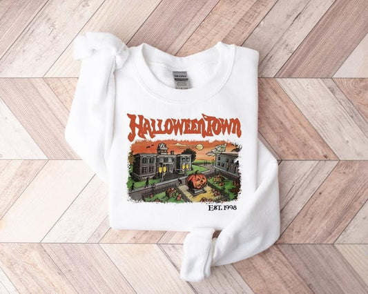 Halloweentown Est 1998 Sweatshirt,Retro Halloweentown Sweatshirt