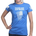 Freedom Lovin' Gun Whore Ladies T-shirt Style001 Hoodie, Sweatshirt | CoreVibeTees.com (Image 1)