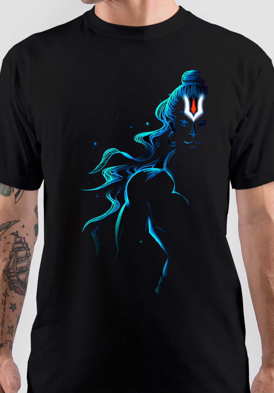 Hanuman Black T-Shirt Style004 Hoodie, Sweatshirt | CoreVibeTees.com