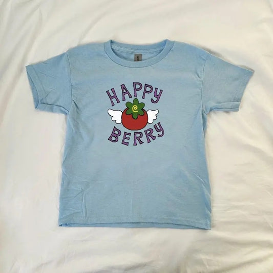 Happy Berry Baby Tee, y2k clothing, Pinterest ,vintage, streetwear, anime, manga series, Paradise Kiss, Mikako Kouda, soft girl