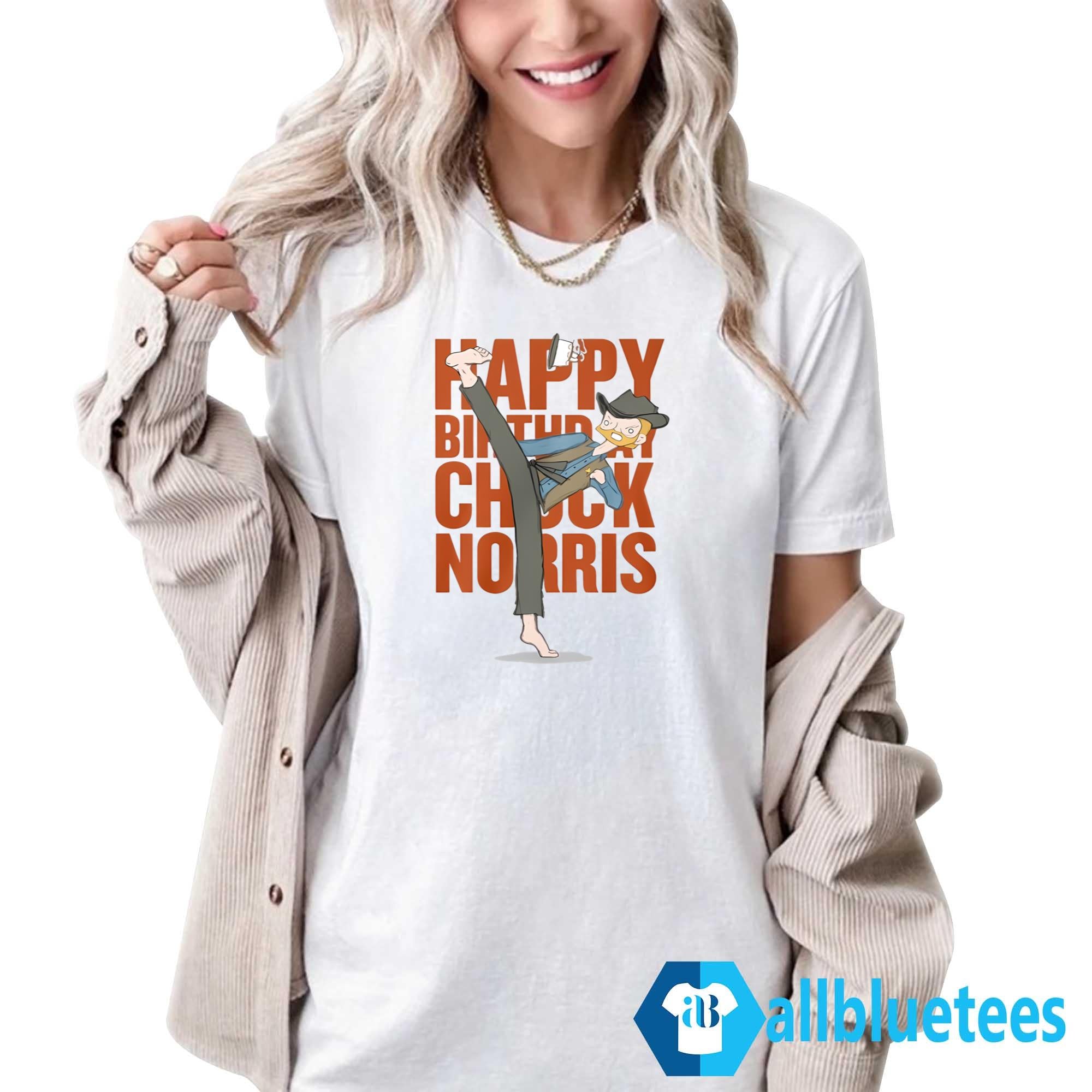 Happy Birthday Chuck Norris Shirt