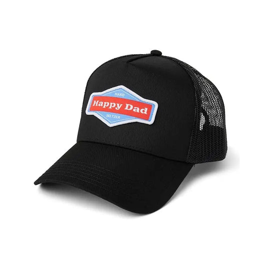 Happy Dad Trucker Hat, Trendy Mens Hats with Breathable Mesh Back, Snap Closure, Birthday Gifts, Snapback Cap, Gift for dad, Gift for himstyle{n002}2